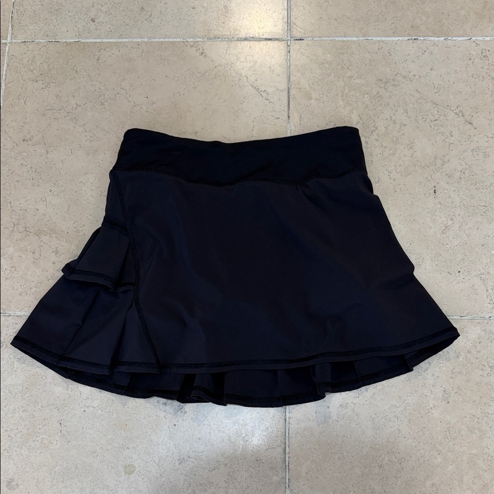 Lululemon Athletica Black Mini Skirt